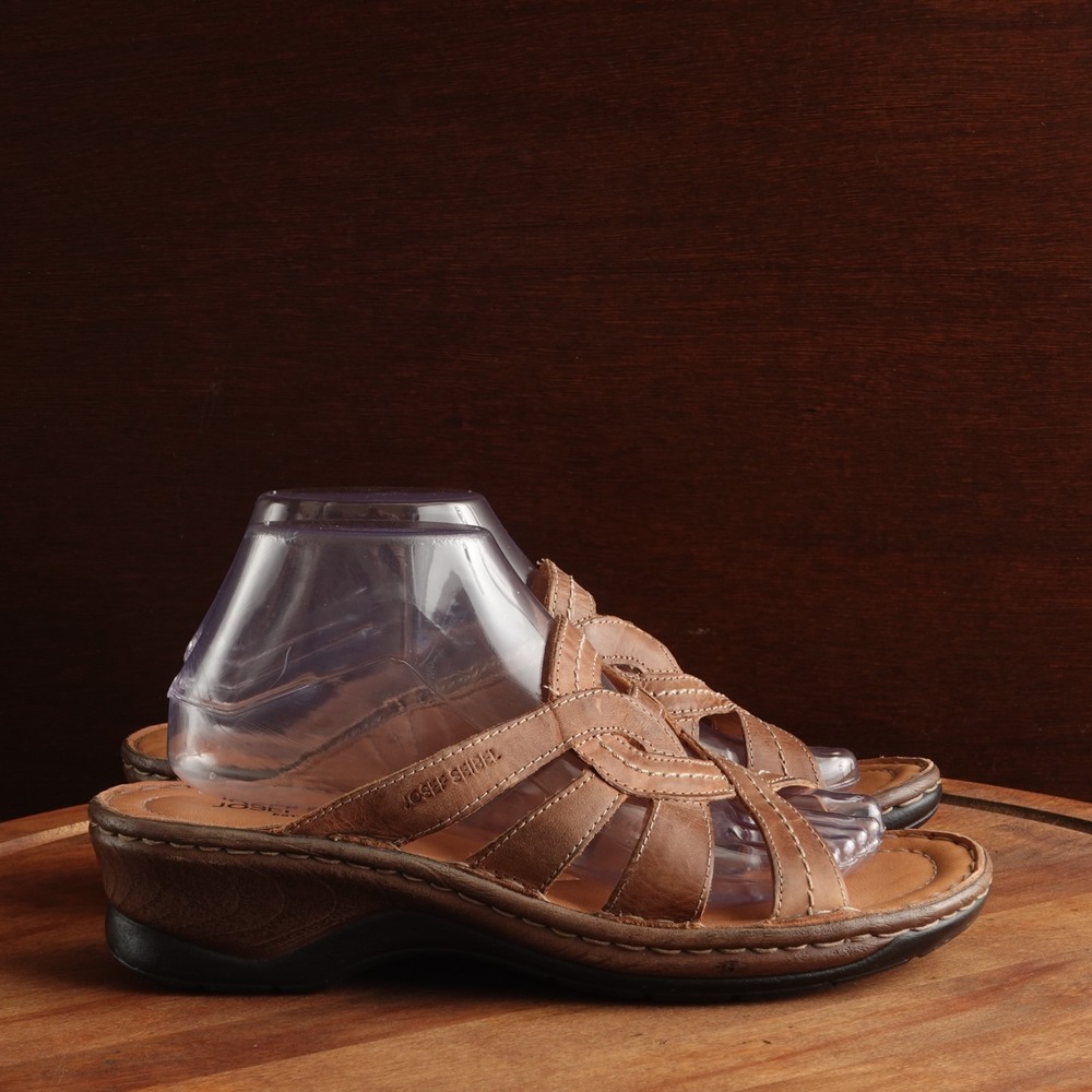 Josef Seibel Sandals Womens SZ EU 40 US 9-9.5 Brown Catalonia 01 Coastal Shoes